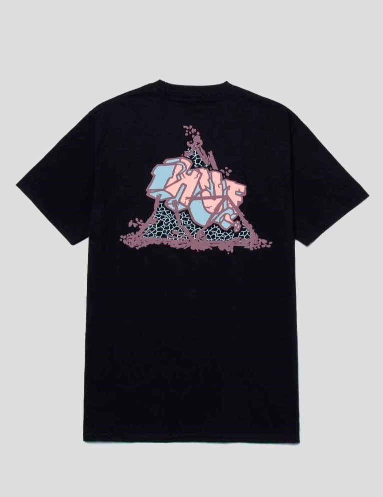 T-shirt HUF quake tt tee nero